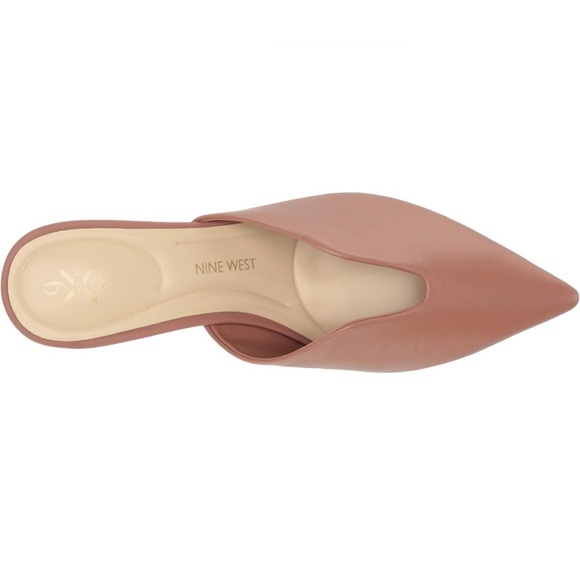 NWOB Nine West Women's Backless Slip on Slides Loafer Shoes Pointed Toe Mules - Picture 3 of 8